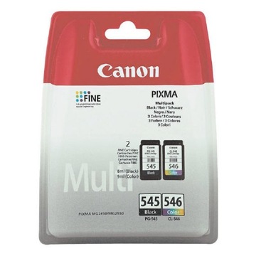 2 чернила Canon PG545 + CL546 MG2450 MG2550 MG2455