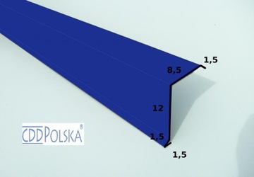 Wiatrownica górna 1 RAL 5010 NIEBIESKI dł. 1,95 m