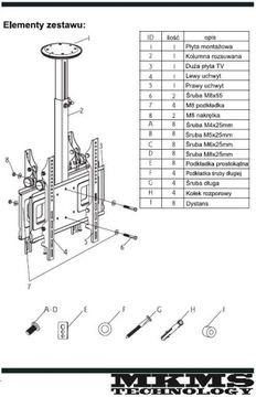 ЖК-дисплей/светодиодный/плазменная ручка 23-50 400x400 потолок двойной