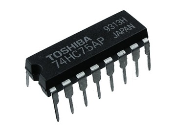 74HC75 DIP16 TOSHIBA 74HC75AP cena za 10 sztuk