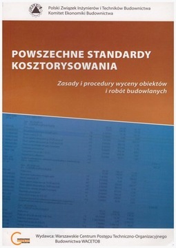 Książka Powszechne standardy kosztorysowania