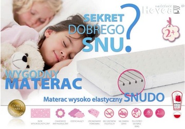 Hevea Materac wysokoelastyczny SnuDo 200/90 Aegis