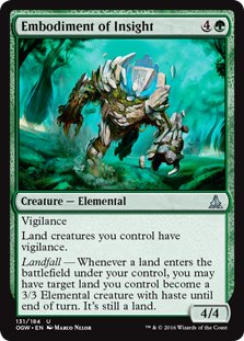 MTG 2x Embodiment of Insight (Uncommon)