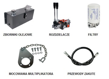 MULTIPLIKATOR 1:3.8M W + POMPA 53L HYDROLIDER