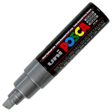 Marker Uni z farbą POSCA PC-8K Srebrny 0,8