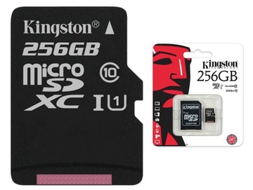 KINGSTON KARTA PAMIECI 256GB MICRO SD class 10 UHS