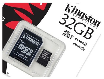 КАРТА ПАМЯТИ KINGSTON 32 ГБ MICRO SD класс 10 UHS