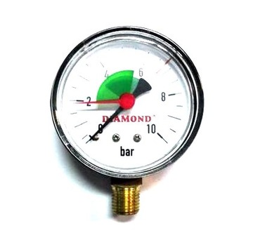 Manometr 10 bar 63mm 1/4