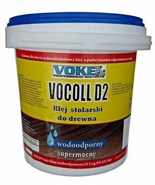 Klej do drewna stolarski WIKOL-VIKOL-VOCOLL D2 1kg