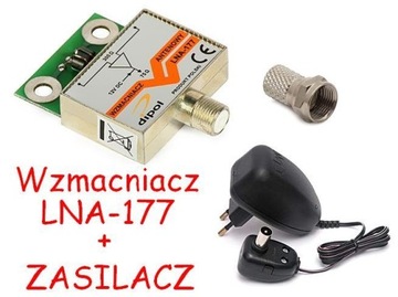 Антенный УСИЛИТЕЛЬ LNA177 + блок питания DVB-T 12 В