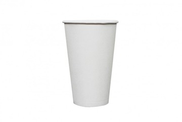 Naczynia jednorazowe Kubki papierowe 400ml biały ( do dalszej odsprzedaży)