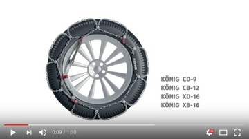 Цепи противоскольжения THULE KONIG CB-12 104 235/60 R16