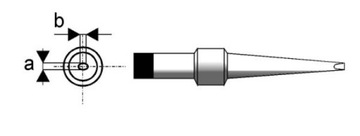 НАКОНЕЧНИК PTK8 1,2 ММ ДЛЯ ПАЯЛЯ WELLER TCP24 TCPS