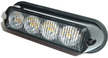 LAMPA STROBOSKOP LED OSTRZEGAWCZA BŁYSKOWA 12 24 V