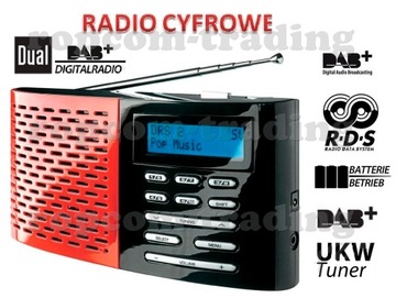 ДВОЙНОЕ ЦИФРОВОЕ Радио DAB+ / FM RDS Hi-Fi