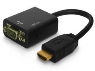 Adapter HDMI to VGA + Audio Konwenter do Projektor
