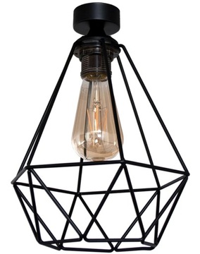 DUŻA Lampa sufitowa DIAMOND vintage loft retro