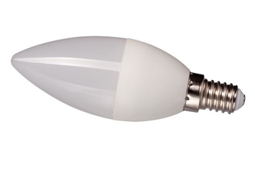 Żarówka LED E14 Świeczka 8W 6000K BIAŁA ZIMNA 858lm Wydajna PREMIUM CCD