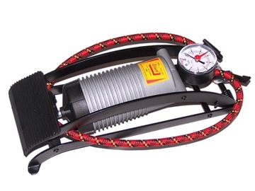 GRATISY# Pompka nożna samochodowa + manometr START POLSKA wysoka JAKOŚĆ