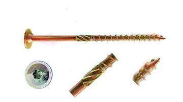 СТОЛЯРНЫЕ ШУРУРЫ ПО ДЕРЕВО TORX DOMAX CT 8x80 (50 шт.)