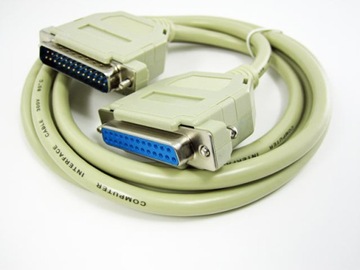 Удлинительный кабель LPT DB25 25 контактов 1,8 м