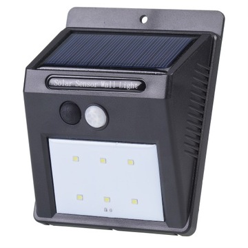 Lampa zewnętrzna ścienna solar LED sensor ruchu