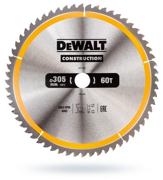 Пильное полотно по дереву DeWalt DT1960 305 мм 30 мм 60z