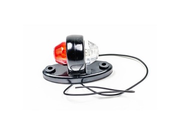 Lampa obrysowa diodowa LED LD 465 biało-czerwona