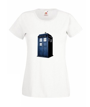 Damska KOSZULKA DR WHO TARDIS WZORY PREZENT