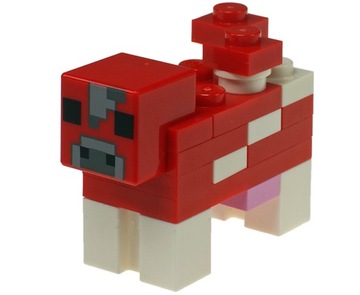 LEGO Krowa figurka 21116 Mooshroom cow