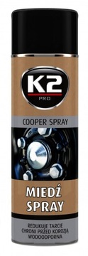 K2 MIEDŹ SPRAY SMAR MIEDZIANY KURIER LUBLIN 400ML