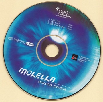 евродэнс: MOLELLA - Discotek People | УНИКАЛЬНЫЙ компакт-диск