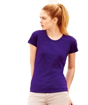 New T-SHIRT DAMSKI FRUIT OF THE LOOM XS