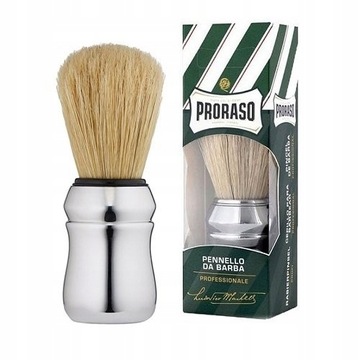 Профессиональный помазок для бритья Proraso Pennello Da Barba из натуральной щетины.