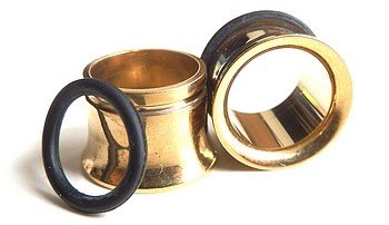 CH84 Tunel złoty plug siodłowy saddle z O-ring 3mm