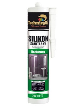 SILIKON SANITARNY 300 ml BEZBARWNY - TECHNICQLL