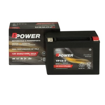 Аккумулятор BPOWER YP18-3 20 Ач, 360 А