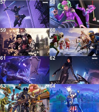 Fortnite fototapeta naklejka dziura w ścianie100cm