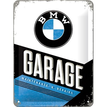 Тисненая металлическая табличка Плакат BMW GARAGE