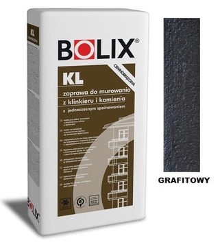 BOLIX ZAPRAWA DO KLINKIERU KL 25KG GRAFITOWA