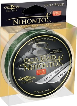 PLECIONKA MIKADO NIHONTO OCTA BRAID 0,26mm GREEN