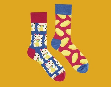 Разноцветные носки SAMMYICON Maneki Socks 40-46