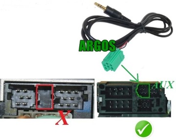 Клавиши AUX INPUT RENAULT CARMINAT CLIO ESPACE