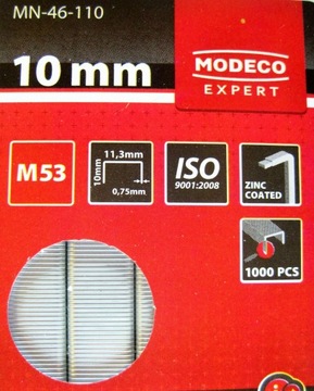 ZSZYWKI DO ZSZYWACZY 10mm 1tyś OCYNK! M53