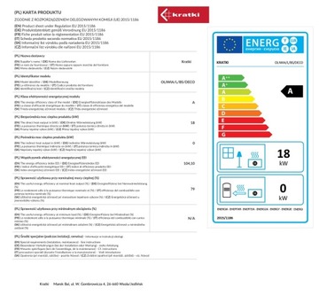 OLIWIA 18 Каминная топка левая BS DECO + FREE