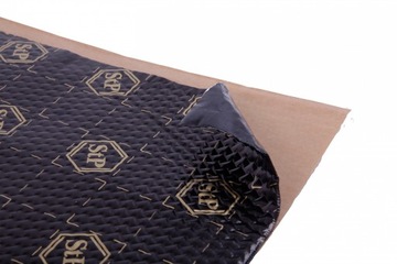 StP Black Gold 2,3 мм черные алюминиевые бутиловые коврики, снижающие вибрацию бутиловые