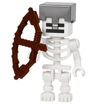 LEGO Minecraft Szkielet figurka łuk hełm ORYGINAŁ