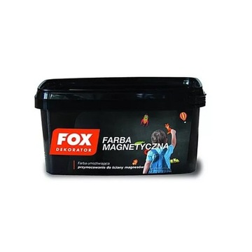 КРАСКА FOX DEKORATOR МАГНИТНАЯ ЧЕРНАЯ 0,75л