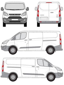 КОРЗИНА ПЛАТФОРМЫ БАГАЖНИКА FORD TRANSIT CUSTOM L2H1