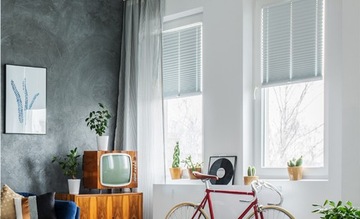 Żaluzja aluminiowa wewnętrzna pozioma 25 mm na okno/drzwi 65x175 cm BIAŁY